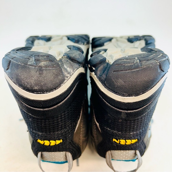KEEN Big Kid Women's Gray Blue Durand Mid Waterproof Hiking Boots 5.5 EU 35.5 - Picture 11 of 11